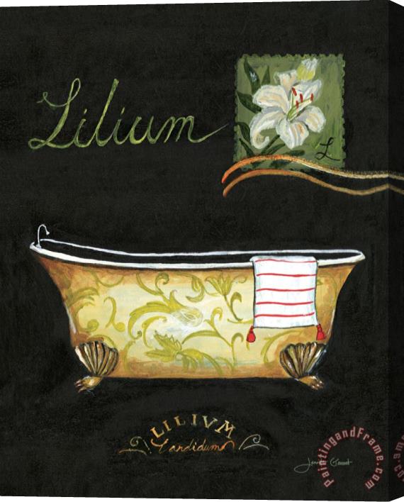 Jennifer Garant Lilium Bath Stretched Canvas Print / Canvas Art