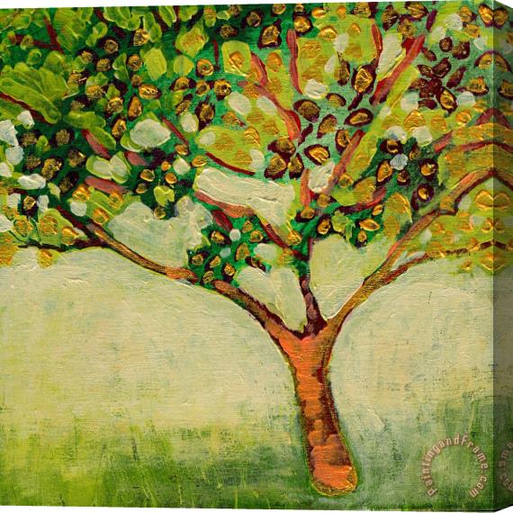Jennifer Lommers Plein Air Garden Series No 8 Stretched Canvas Painting / Canvas Art