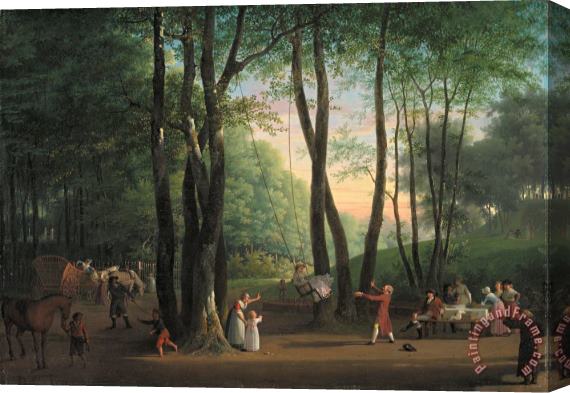 Jens Juel The Dancing Glade at Sorgenfri, North of Copenhagen Stretched Canvas Painting / Canvas Art