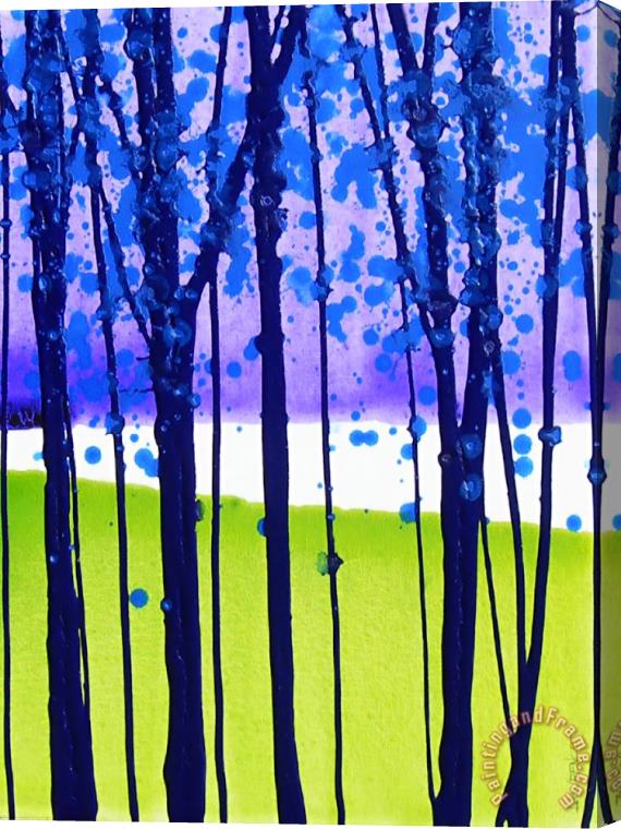 Jerome Lawrence Landscape with Trees III Stretched Canvas Painting / Canvas Art