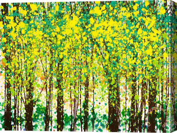 Jerome Lawrence Trees at Twilight III Stretched Canvas Print / Canvas Art