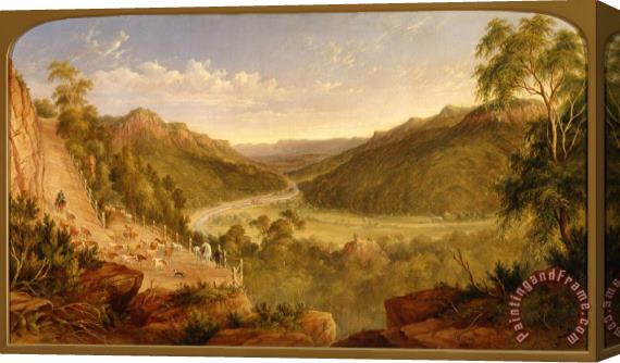 J.H. Carse Burragorang Valley Near Picton Stretched Canvas Print / Canvas Art