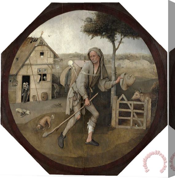 Jheronimus Bosch The Pedlar Stretched Canvas Painting / Canvas Art