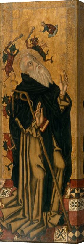 Joan Desi Saint Anthony The Abbot Tormented by Demons Stretched Canvas Painting / Canvas Art