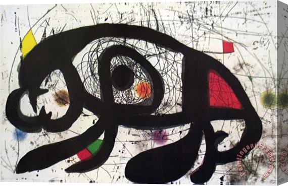 Joan Miro 1979 at Pace Columbus Stretched Canvas Print / Canvas Art