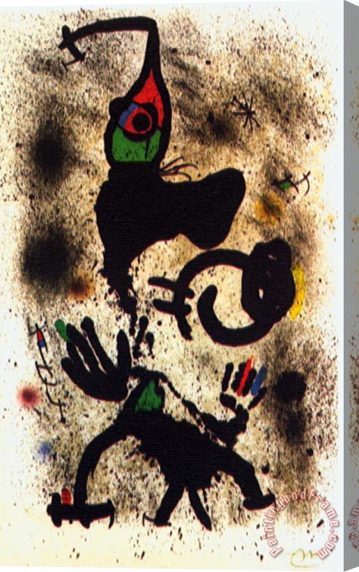 Joan Miro At Pace Columbus Vertical Stretched Canvas Print / Canvas Art