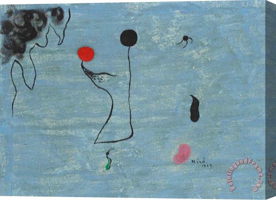 Joan Miro Bleu, 1927 Stretched Canvas Painting / Canvas Art