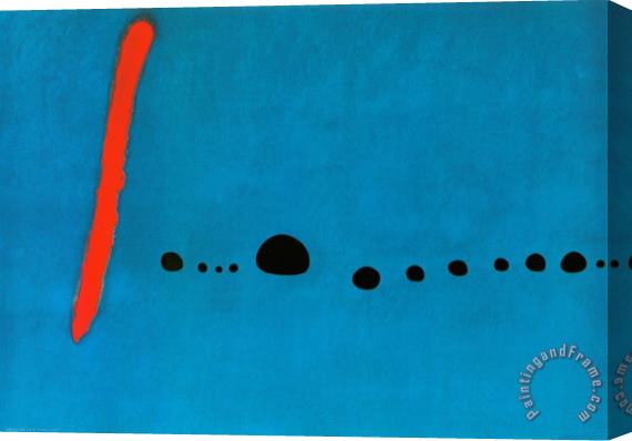 Joan Miro Bleu II Stretched Canvas Print / Canvas Art
