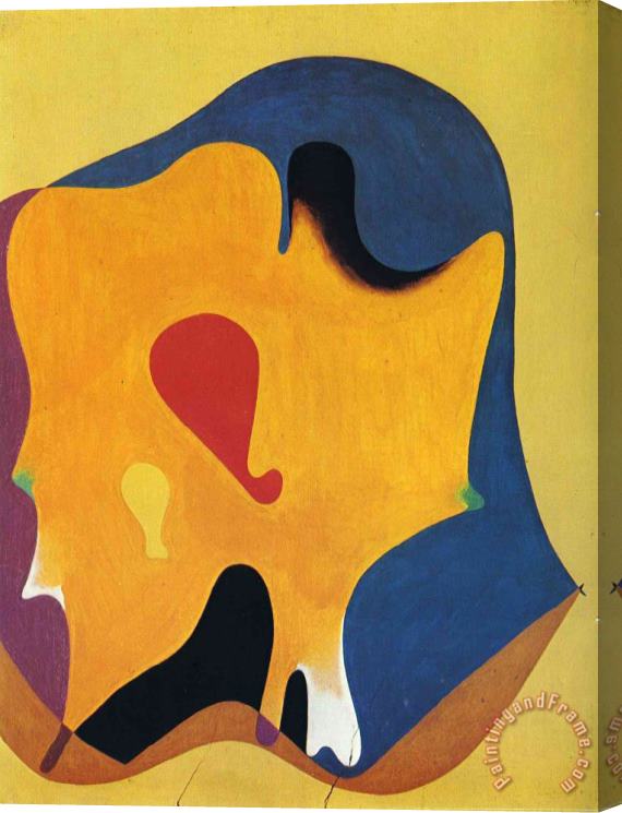 Joan Miro Cap D Home Stretched Canvas Print / Canvas Art