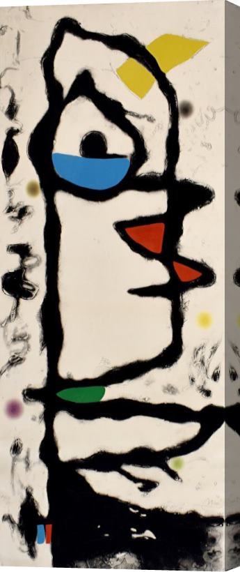 Joan Miro Composition Xiii, From Barcelona, 1972 Stretched Canvas Print / Canvas Art