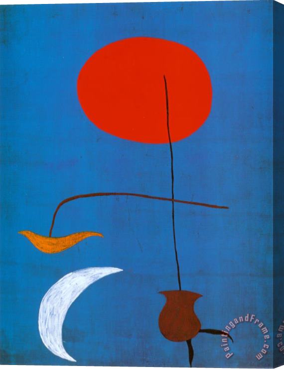 Joan Miro Entwurf Fur Eine Tapisserie Stretched Canvas Print / Canvas Art