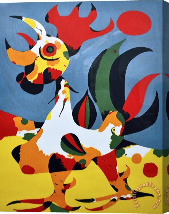 Joan Miro Le Coq, 1940 Stretched Canvas Print / Canvas Art