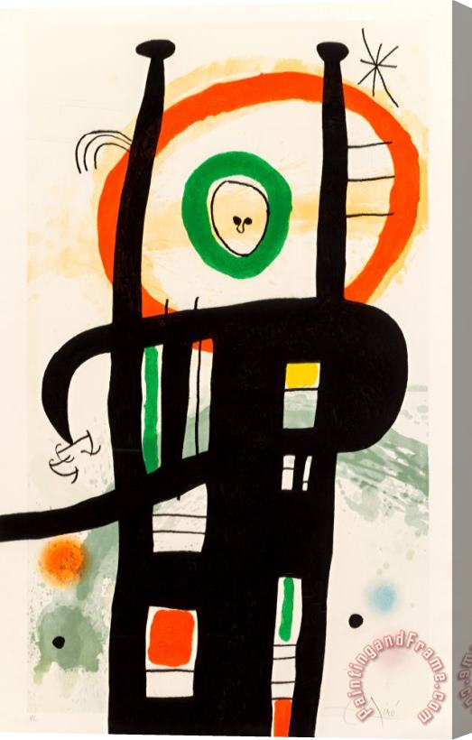 Joan Miro Le Grand Ordinateur, 1969 Stretched Canvas Print / Canvas Art