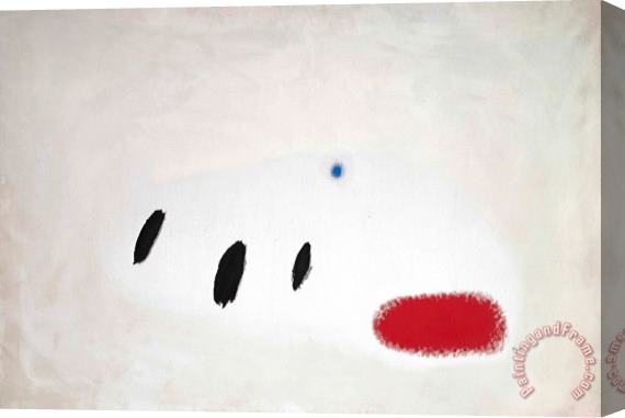 Joan Miro Le Sourire Nacre Devant L'azur, 1972 Stretched Canvas Painting / Canvas Art