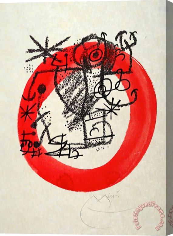 Joan Miro Les Essencies De La Terra, 1968 Stretched Canvas Print / Canvas Art