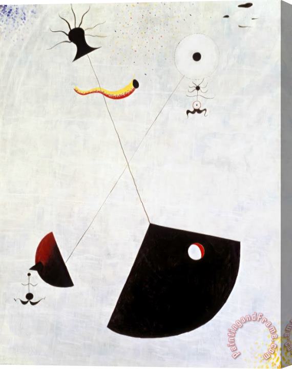 Joan Miro Maternity Stretched Canvas Painting / Canvas Art