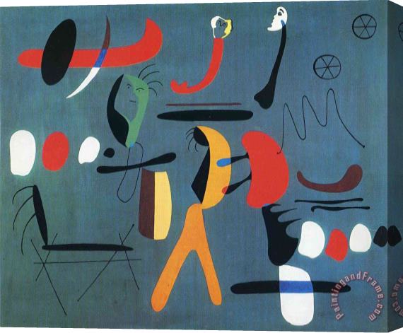 Joan Miro Painting 1 Stretched Canvas Painting / Canvas Art