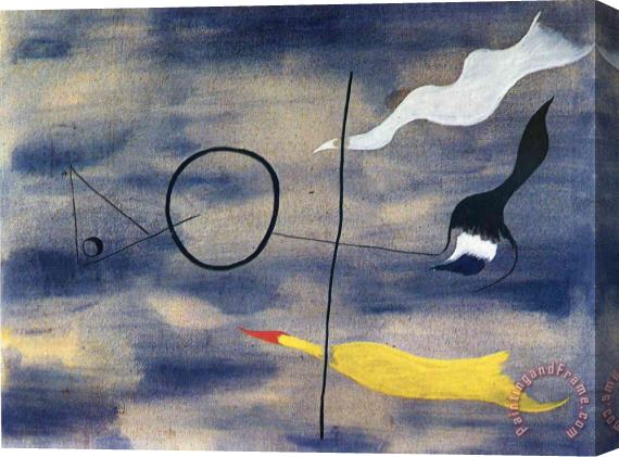 Joan Miro Painting, 1925 Stretched Canvas Print / Canvas Art