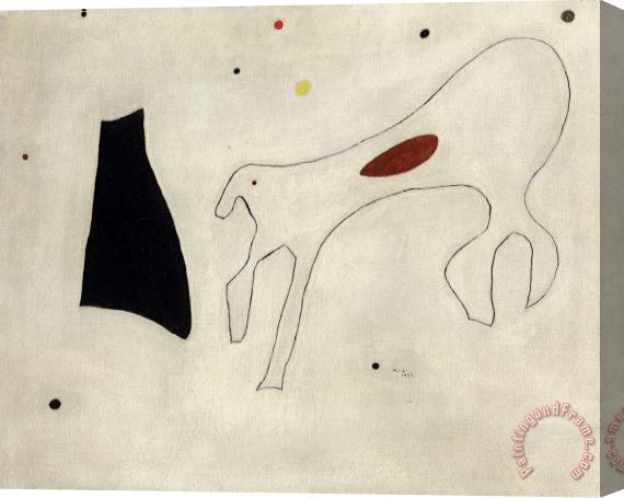 Joan Miro Peinture (le Chien), 1927 Stretched Canvas Print / Canvas Art
