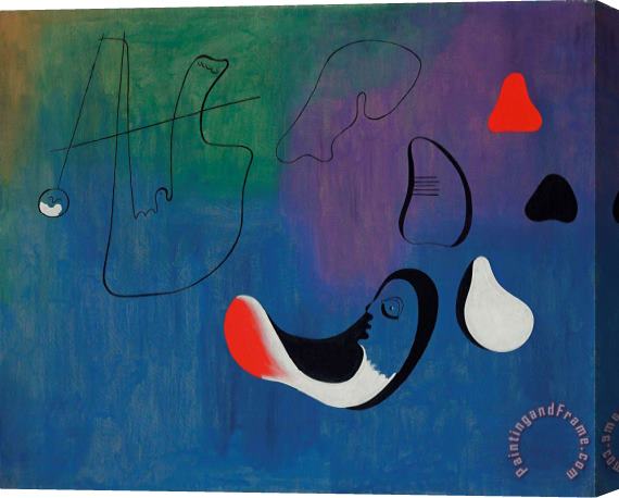 Joan Miro Peinture, 1933 Stretched Canvas Painting / Canvas Art