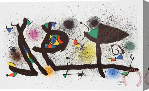 Joan Miro Sculptures M 950 Stretched Canvas Painting / Canvas Art