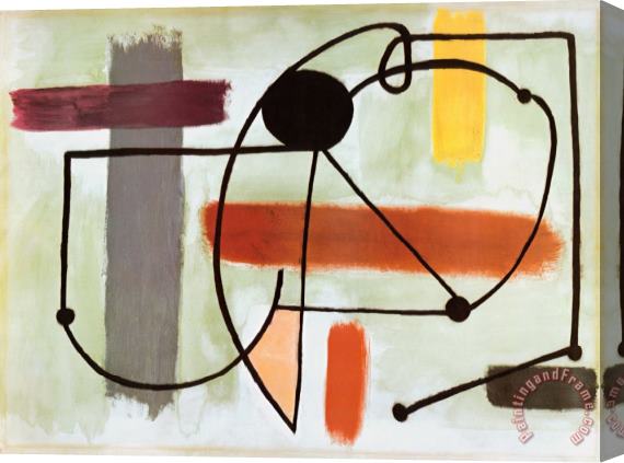 Joan Miro Torso Stretched Canvas Print / Canvas Art
