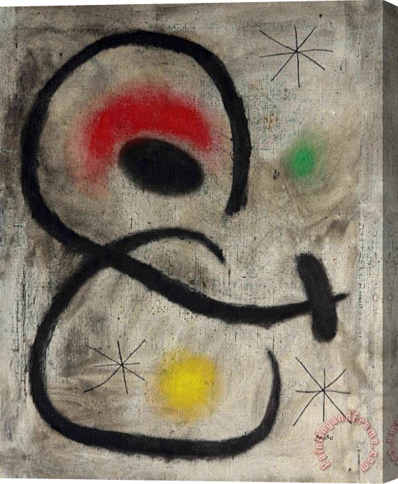 Joan Miro Untitled, 1962 Stretched Canvas Print / Canvas Art