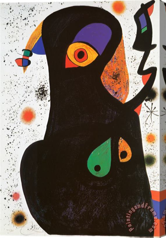 Joan Miro Vladimir Stretched Canvas Print / Canvas Art
