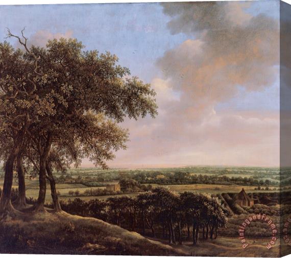 Johan de Lagoor Landscape with Four Trees Stretched Canvas Painting / Canvas Art