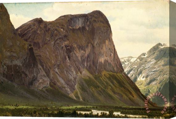 Johan Fredrik Eckersberg From Horgheim in Romsdal Stretched Canvas Print / Canvas Art