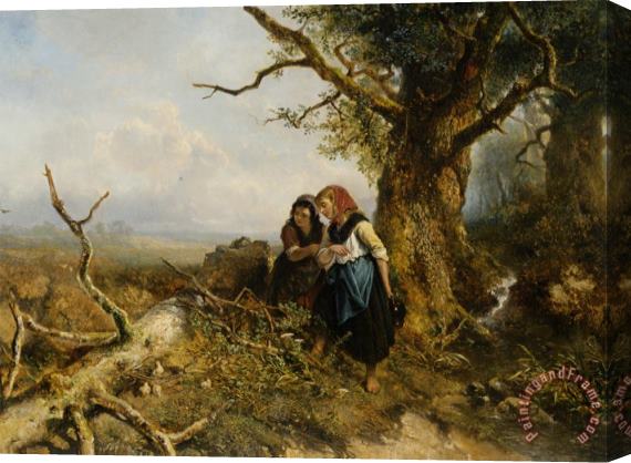 Johan Mari Ten Kate At The Partridges Nest Stretched Canvas Painting / Canvas Art