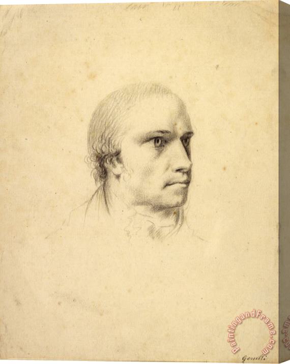 Johann Heinrich Wilhelm Tischbein Portrait of Antonio Canova Stretched Canvas Painting / Canvas Art