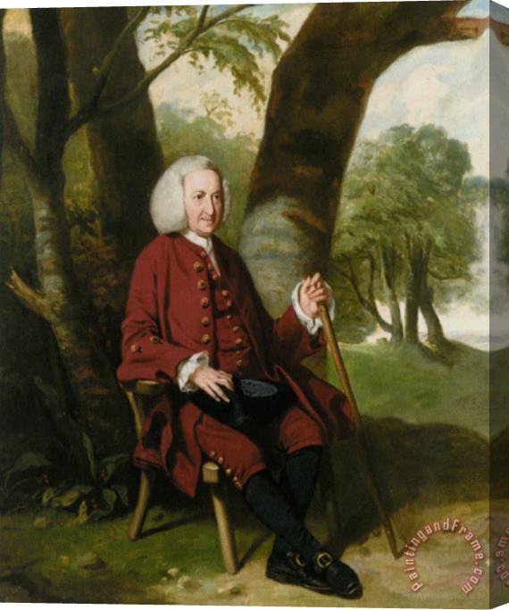 Johann Zoffany Portrait of Dr. Thomas Hanson of Canterbury Stretched Canvas Painting / Canvas Art