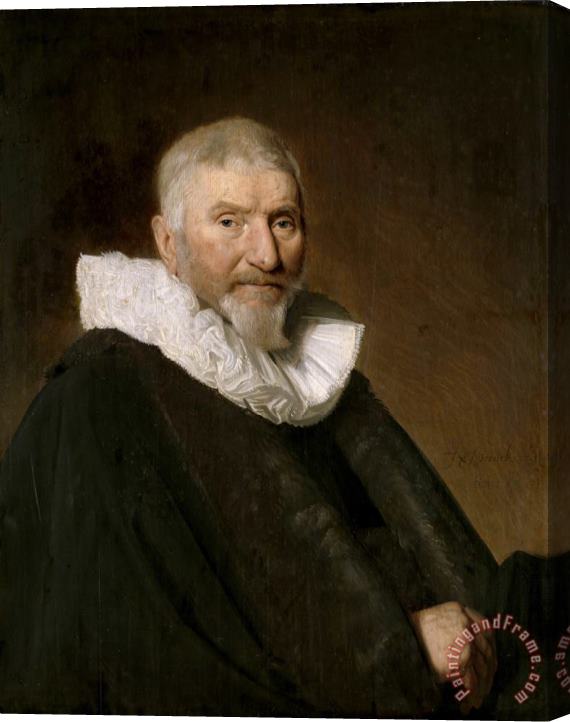 Johannes Cornelisz. Verspronck Johan Van Schoterbosch (ca. 1564 1654). Councillor And Alderman of Haarlem Stretched Canvas Painting / Canvas Art