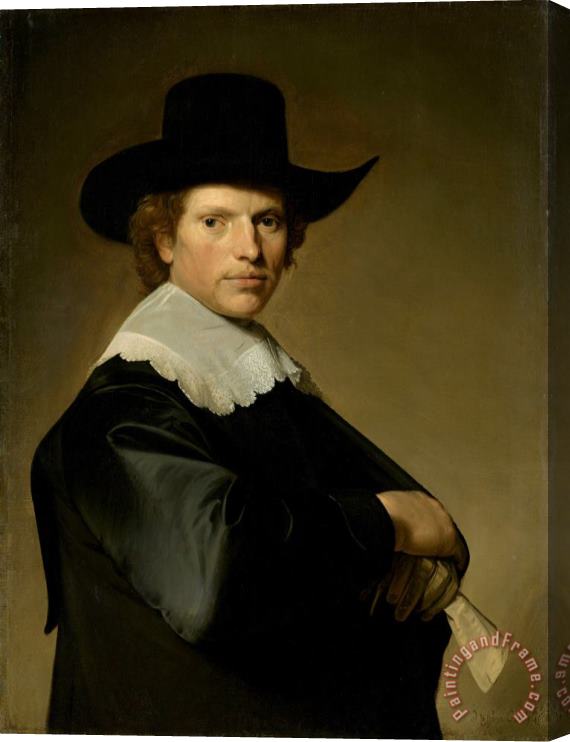 Johannes Cornelisz. Verspronck Portrait of a Man Stretched Canvas Painting / Canvas Art