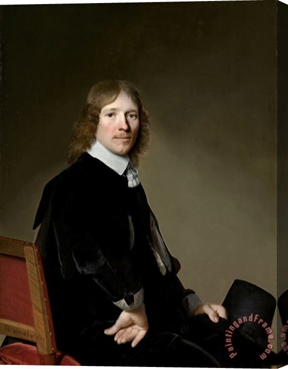 Johannes Cornelisz. Verspronck Portrait of Eduard Wallis Stretched Canvas Painting / Canvas Art