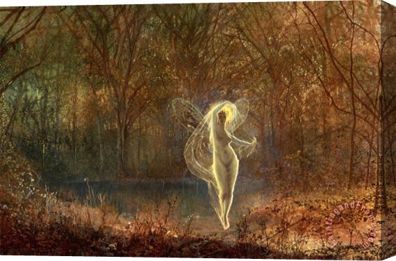 John Atkinson Grimshaw Autumn Dame Autumn Hath a Mournful Face Old Ballad Stretched Canvas Print / Canvas Art
