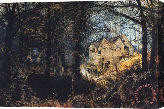 John Atkinson Grimshaw Autumn Glory Stretched Canvas Print / Canvas Art