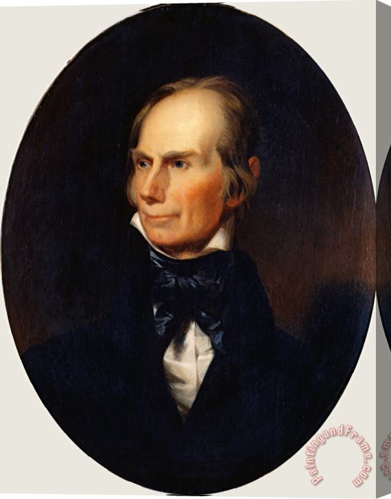 John B. Neagle Portrait of Henry Clay (1842) Stretched Canvas Painting / Canvas Art