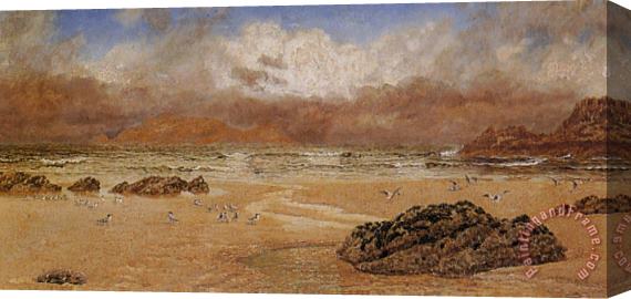 John Brett An Approaching Storm Stretched Canvas Painting / Canvas Art