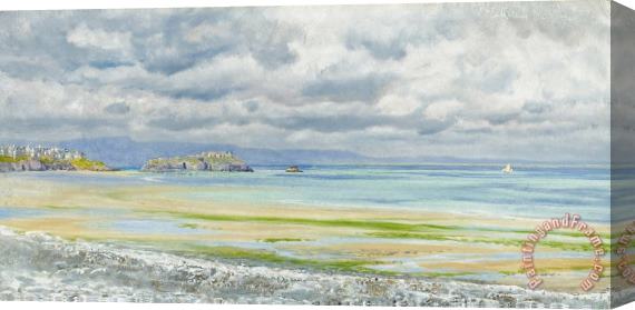 John Brett St. Catherine's Isle Stretched Canvas Painting / Canvas Art