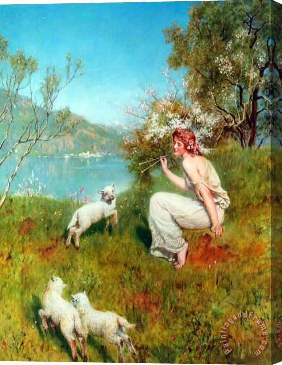 John Collier Spring Stretched Canvas Painting / Canvas Art