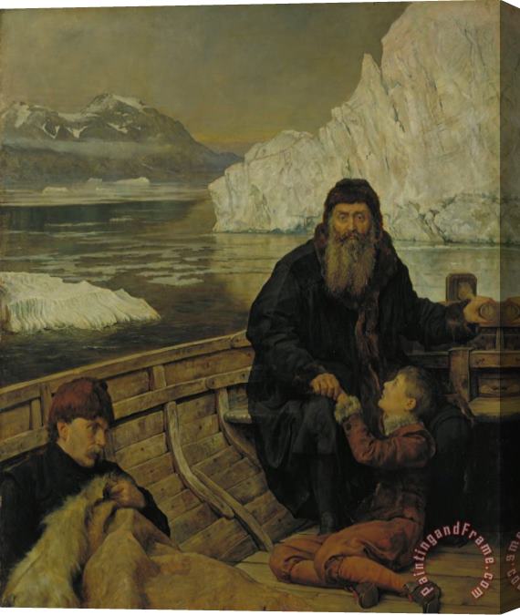 John Collier The Last Voyage of Henry Hudson Stretched Canvas Print / Canvas Art