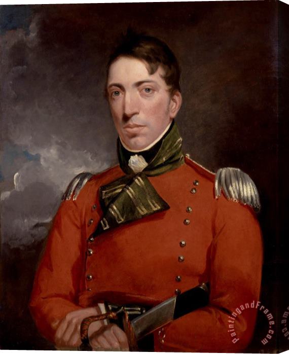 John Constable Captain Richard Gubbins Stretched Canvas Painting / Canvas Art