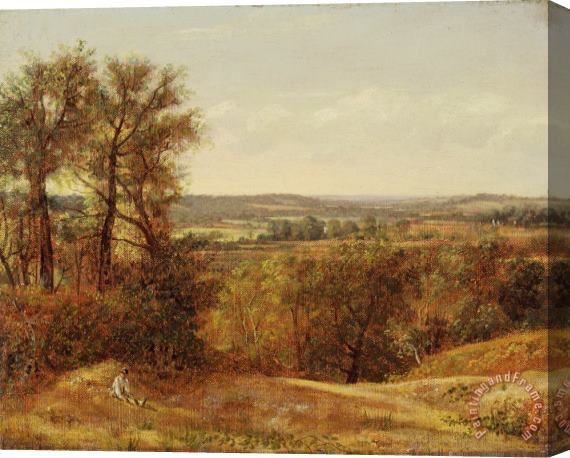 John Constable Dedham Vale Stretched Canvas Painting / Canvas Art