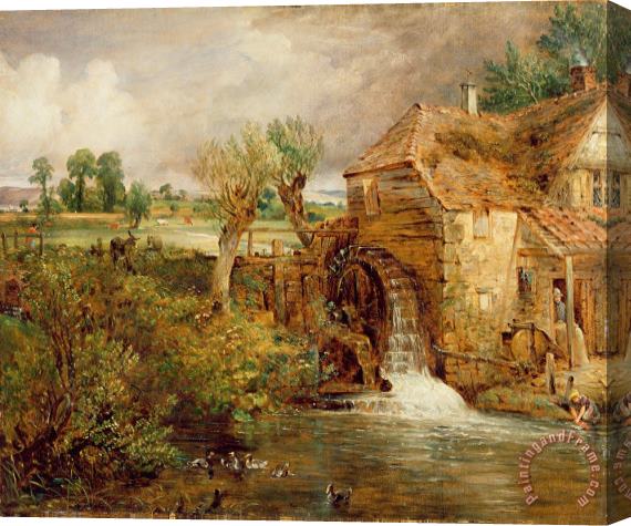 John Constable Mill at Gillingham - Dorset Stretched Canvas Painting / Canvas Art