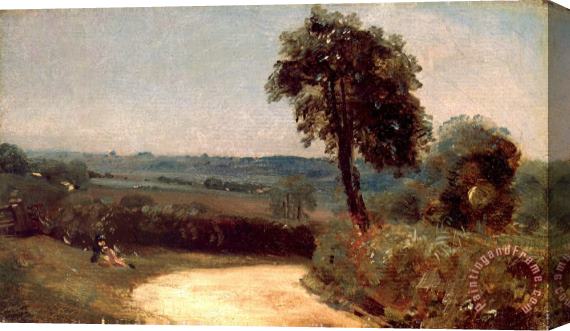 John Constable The Lane From East Bergholt to Flatford Stretched Canvas Painting / Canvas Art