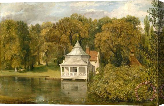 John Constable The Quarters Behind Alresford Hall Stretched Canvas Painting / Canvas Art