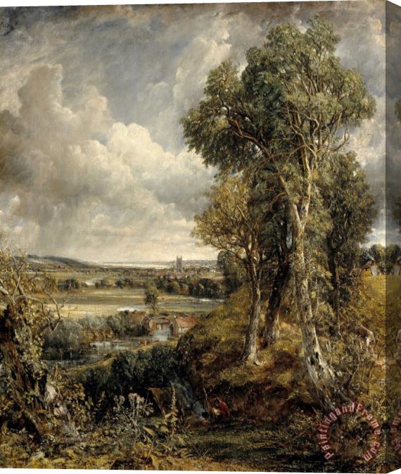 John Constable The Vale of Dedham Stretched Canvas Print / Canvas Art