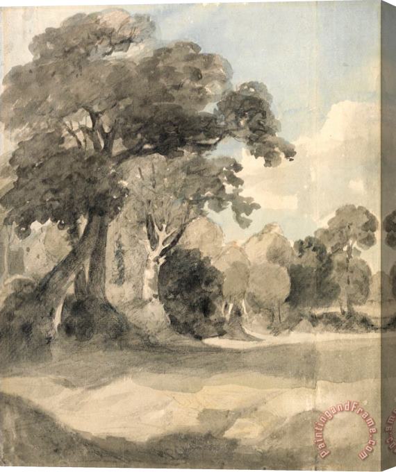 John Constable Trees in a Meadow Stretched Canvas Print / Canvas Art